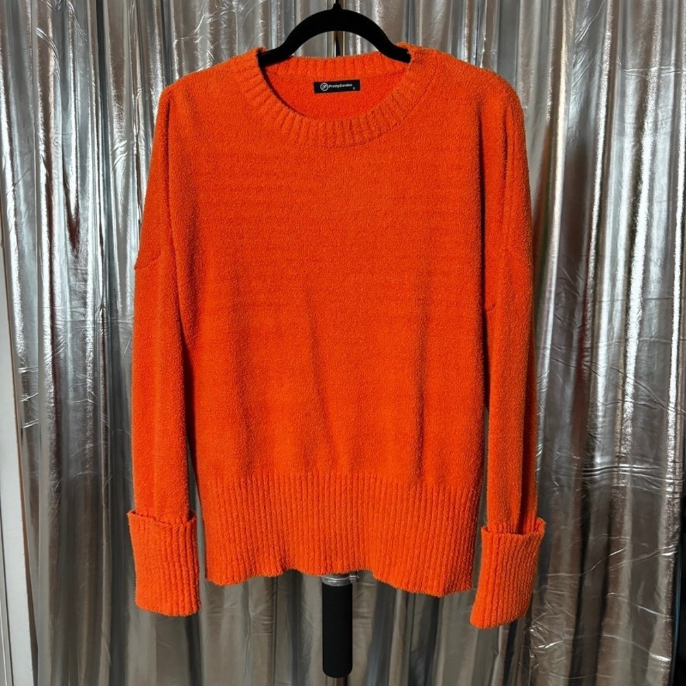 Orange Fall Crewneck Sweater